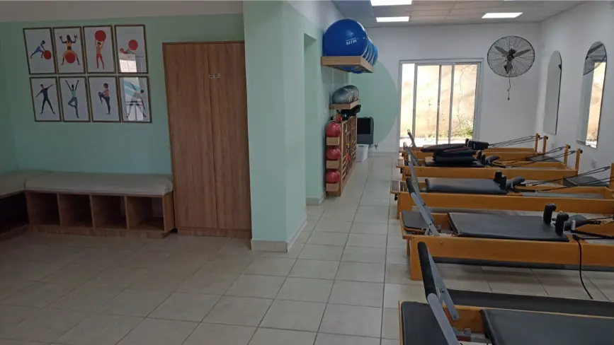 Vista de sala de Pilates
