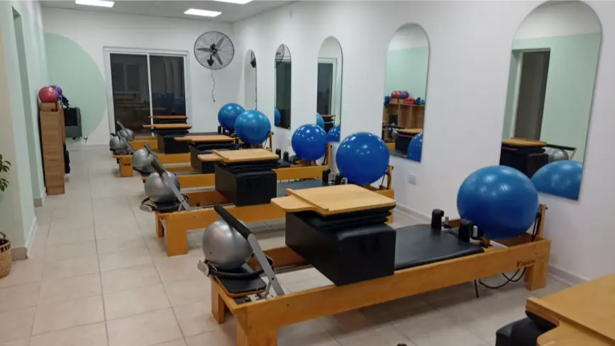 Sala de Pilates Reformer